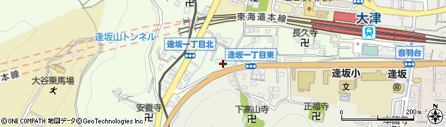 カーコンビニ倶楽部大津逢坂山店周辺の地図