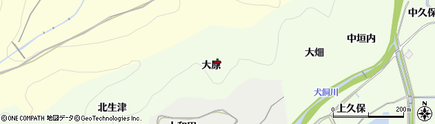 京都府亀岡市曽我部町西条大原周辺の地図