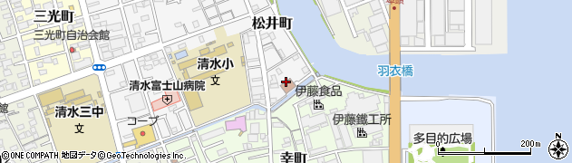 静岡市役所　生涯学習交流館清水生涯学習交流館周辺の地図