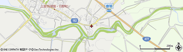 滋賀県蒲生郡日野町音羽299周辺の地図
