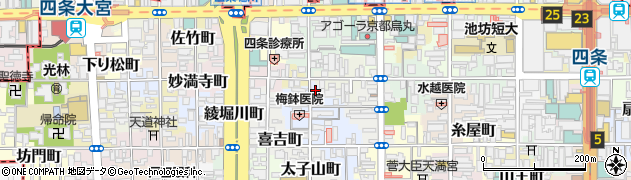 京都府京都市下京区風早町563周辺の地図
