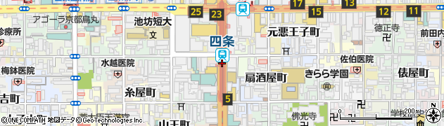 エスティローダー株式会社　高島屋京都店周辺の地図