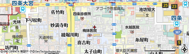 京都府京都市下京区風早町559周辺の地図