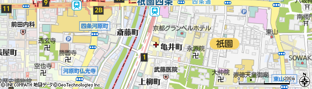 京都府京都市東山区井手町周辺の地図