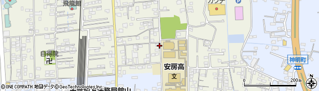 千葉県館山市八幡周辺の地図
