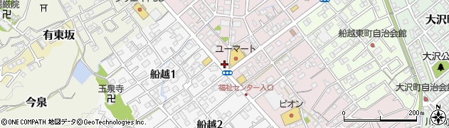 株式会社天神屋　船越店周辺の地図