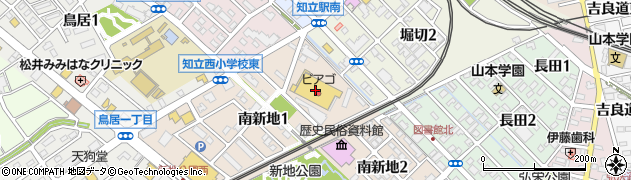 ピアゴ知立店周辺の地図