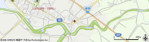 滋賀県蒲生郡日野町音羽320周辺の地図
