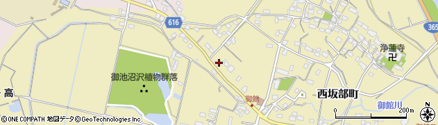 三重県四日市市西坂部町2224周辺の地図