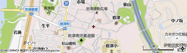愛知県岡崎市岩津町東山22周辺の地図