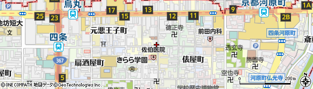 京都府京都市下京区相之町142周辺の地図