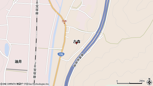 〒669-2112 兵庫県丹波篠山市古森の地図