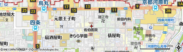 京都府京都市下京区相之町140周辺の地図