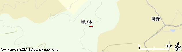 愛知県岡崎市滝町半ノ木周辺の地図