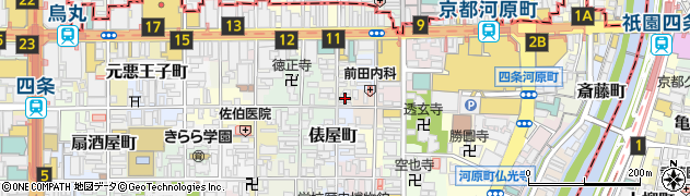 銀座まるかん京都本部周辺の地図