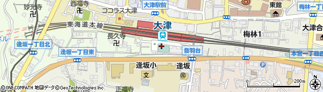 ホテルテトラ大津・京都周辺の地図