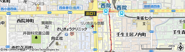 リノホテル京都周辺の地図