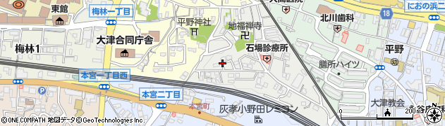 滋賀県大津市石場周辺の地図
