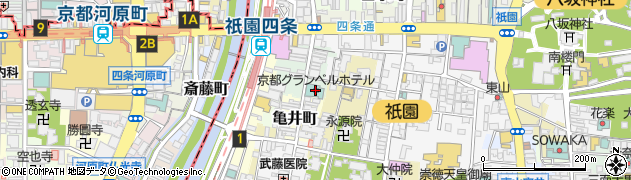 京都グランベルホテル周辺の地図