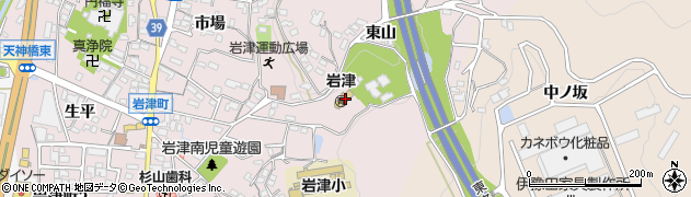 愛知県岡崎市岩津町東山29周辺の地図