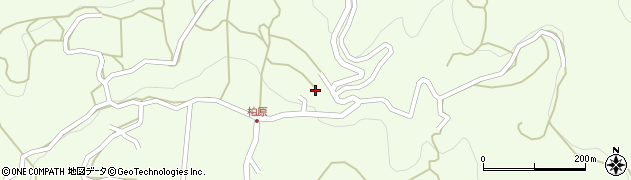 兵庫県猪名川町（川辺郡）柏原周辺の地図