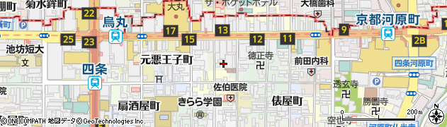 京都府京都市下京区小石町周辺の地図