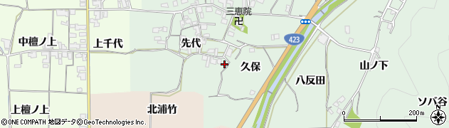 京都府亀岡市曽我部町重利先代69周辺の地図