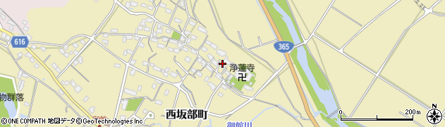 三重県四日市市西坂部町1894周辺の地図