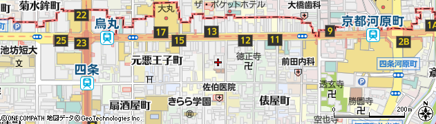 京都府京都市下京区相之町128周辺の地図