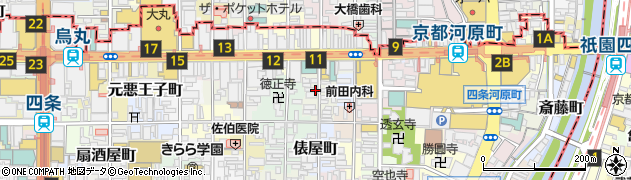 京都府京都市下京区八文字町周辺の地図
