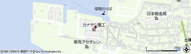 株式会社カナサシ重工　資材課周辺の地図