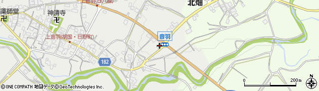 滋賀県蒲生郡日野町音羽531周辺の地図