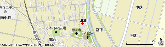 愛知県豊田市桝塚西町（北山）周辺の地図