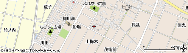 愛知県豊田市畝部東町（上梅木）周辺の地図
