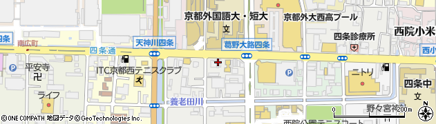 すき家京都外大前店周辺の地図
