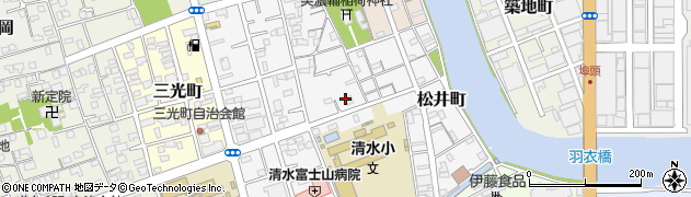 株式会社静岡こころの会　家族葬ホールしみず周辺の地図