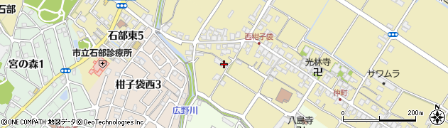 滋賀県湖南市柑子袋848周辺の地図