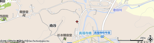 愛知県岡崎市真福寺町南谷213周辺の地図