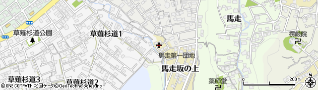 静岡県静岡市清水区馬走坂の上周辺の地図
