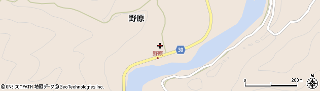 岡山県真庭市野原836周辺の地図