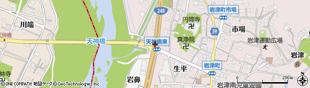 天神橋東周辺の地図