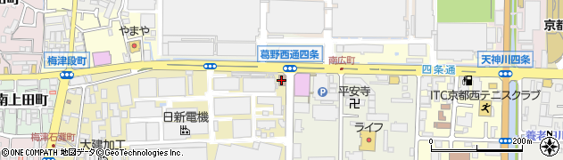 京都市消防局消防署　右京消防署梅津消防出張所周辺の地図