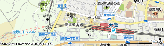 滋賀県大津市春日町3周辺の地図