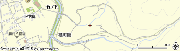 京都府亀岡市篠町篠（地蔵ケ尾）周辺の地図