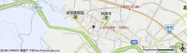滋賀県蒲生郡日野町音羽251周辺の地図
