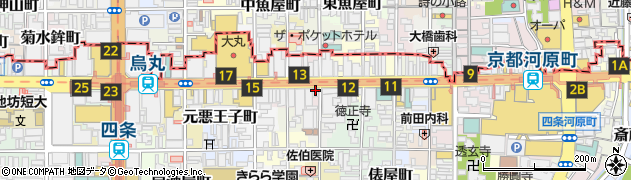 ミス・パリ京都店周辺の地図