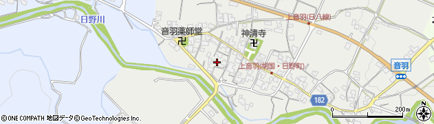滋賀県蒲生郡日野町音羽249周辺の地図