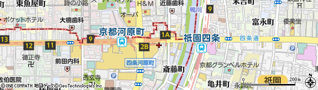 クラーク記念国際高等学校京都分室周辺の地図