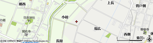 愛知県豊田市福受町（八反）周辺の地図