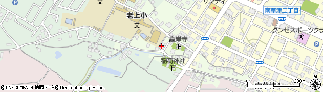 草津市立　老上まちづくりセンター周辺の地図